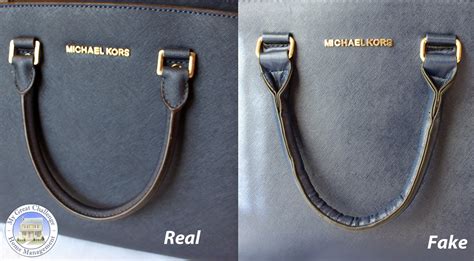 real michael kors vs fake sandals|Michael Kors real logo.